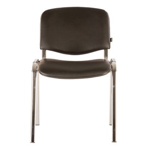 Офисный стул Brabix Iso CF-001 (хромированный каркас, кожзам черный) 531424 в Орле - предосмотр