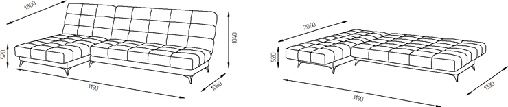 Угловой диван Корсика (Боннель) в Орле - изображение 5