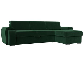 Угловой диван Лига-025, Зеленый (Велюр) в Орле