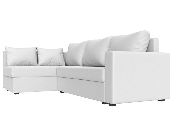Угловой диван Мансберг, Белый (Экокожа) в Орле - изображение 7