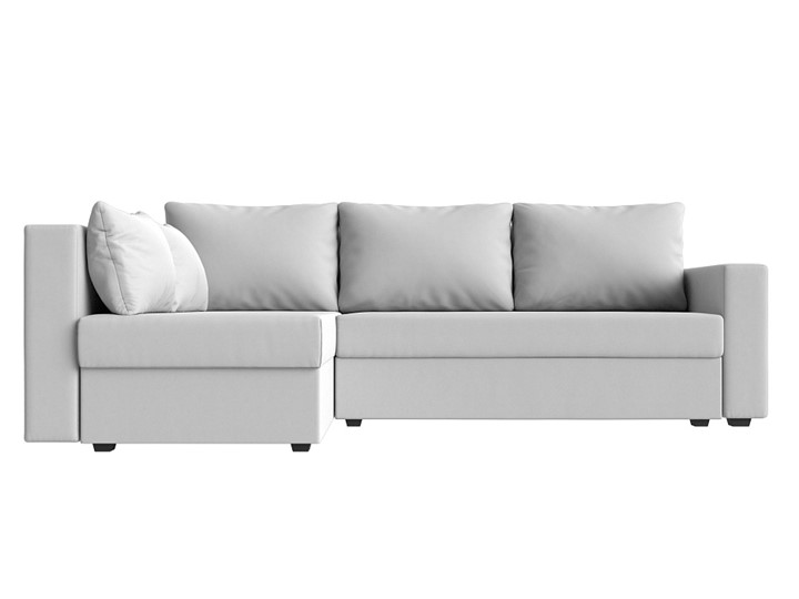 Угловой диван Мансберг, Белый (Экокожа) в Орле - изображение 8