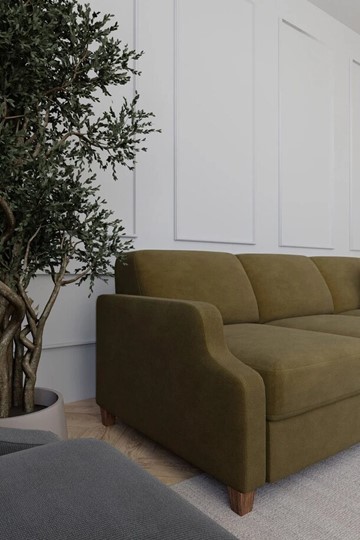 Угловой диван Валенсия Ретро с оттоманкой в Орле - изображение 5