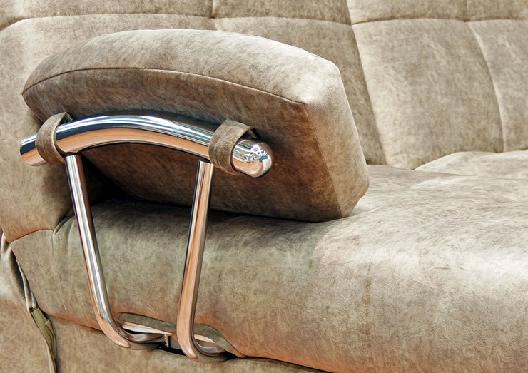 Угловой диван Милана 6 ДУ с хром. подлокотниками, НПБ в Орле - изображение 6