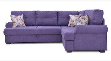 Угловой диван Bianka (Candy plum+Arcadia roze) в Орле