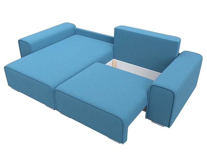 Угловой диван Лига-029, Амур голубой (Рогожка) в Орле - изображение 1