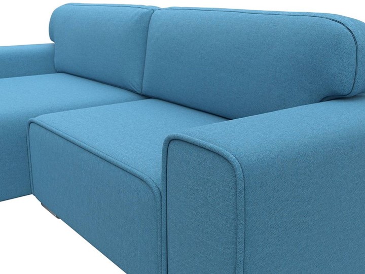 Угловой диван Лига-029, Амур голубой (Рогожка) в Орле - изображение 5