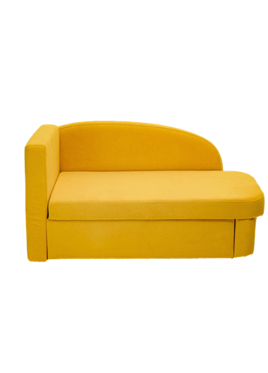 Диван-кровать левая Тедди желтый в Орле - изображение 1