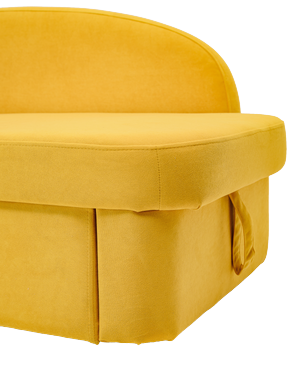 Диван-кровать левая Тедди желтый в Орле - изображение 3
