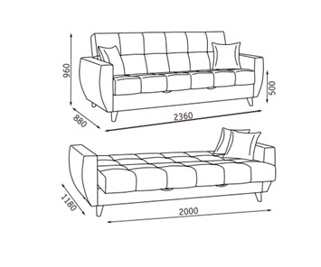 Прямой диван Бетти  2 БД в Орле - предосмотр 22