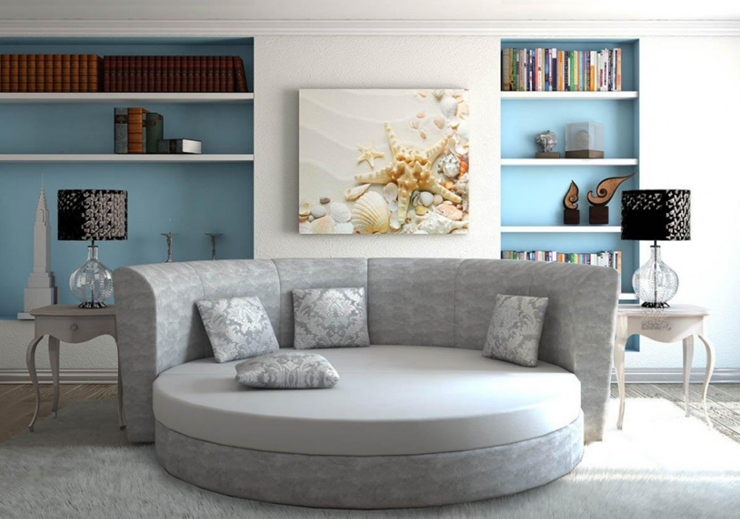 Круглый диван-кровать Смайл в Орле - изображение 5
