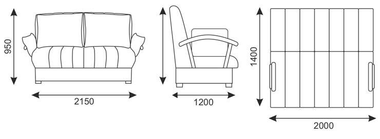 Прямой диван Челси 2 БД (Боннель) в Орле - изображение 10