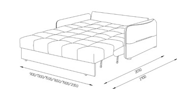 Прямой диван Токио 2 150 (НПБ) в Орле - предосмотр 7