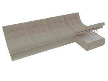 Модульный угловой диван Холидей, Бежевый (микровельвет) в Орле - предосмотр 7