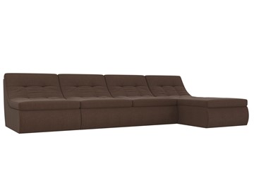 Модульный угловой диван Холидей, Коричневый (рогожка) в Орле - предосмотр
