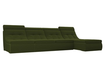 Модульный раскладной диван Холидей люкс, Зеленый (микровельвет) в Орле