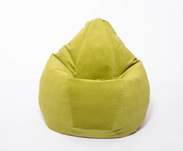Кресло-мешок Груша малое, велюр однотон, травянное в Орле - предосмотр 1