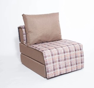 Бескаркасное кресло-кровать Харви, коричневый - квадро беж в Орле