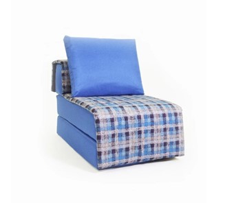 Бескаркасное кресло-кровать Харви, синий - квадро в Орле - предосмотр