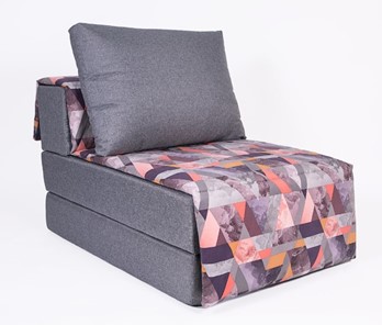 Бескаркасное кресло-кровать Харви, серый - сноу манго в Орле