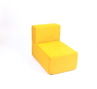 Кресло бескаркасное Тетрис 50х80х60, желтое в Орле