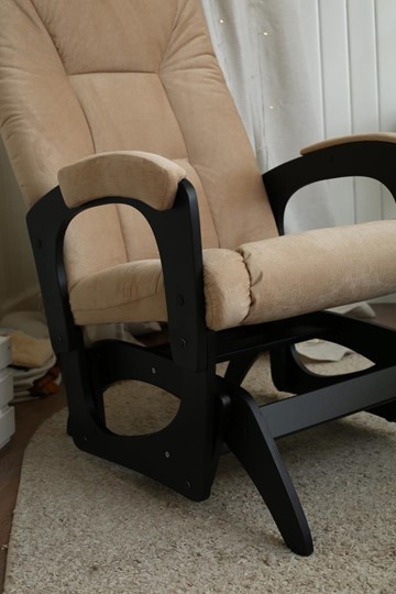 Кресло-качалка Леон маятниковая, ткань AMIGo песок 29-Т-П в Орле - изображение 8