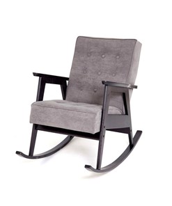 Кресло-качалка Ретро (венге / RS 15 - темно-серый) в Орле