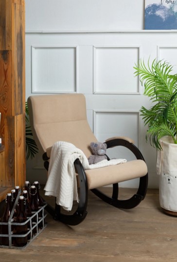 Кресло-качалка Корсика, ткань Amigo Beige 34-Т-AB в Орле - изображение 8