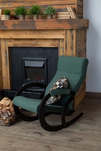 Кресло-качалка в гостиную Корсика, ткань Amigo Green 34-Т-AG в Орле - предосмотр 7