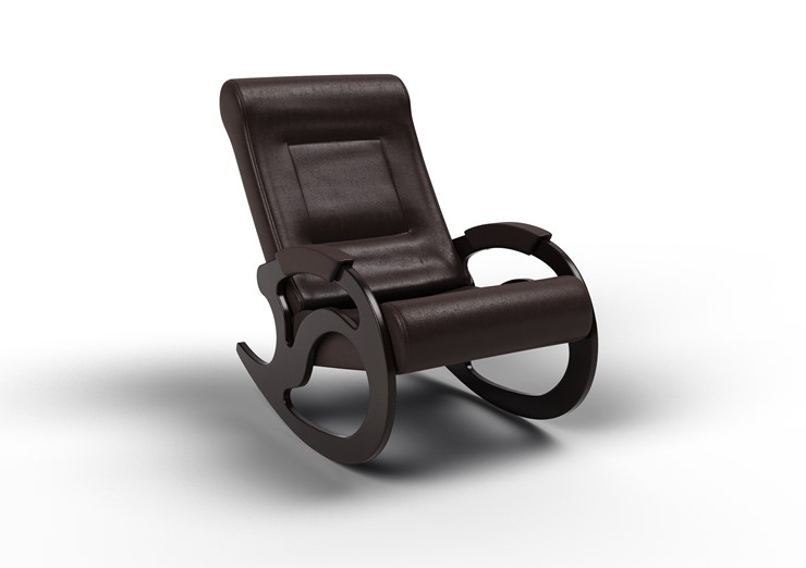 Кресло-качалка Вилла, экокожа крем 11-К-КР в Орле - изображение 1