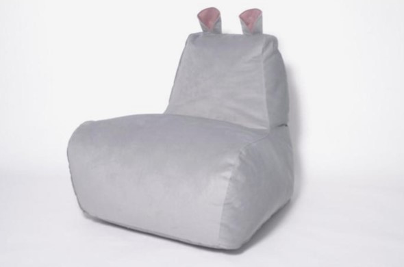 Кресло-мешок Бегемот серый в Орле - изображение