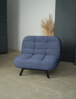 Кресло на ножках Абри опора металл (синий) в Орле - изображение 8