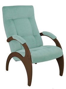 Мягкое кресло Пири (ткань мята, каркас орех) в Орле