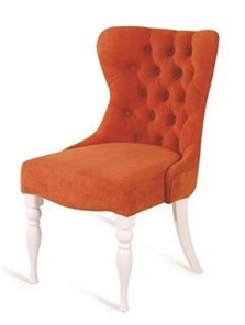 Кресло Вальс (Эмаль белая / Морковный) в Орле