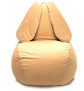 Кресло-игрушка Зайка (длинные уши), желтый в Орле