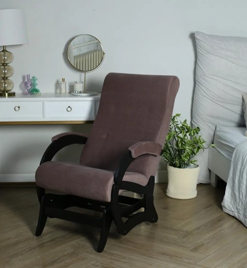 Кресло-качалка Амелия, ткань кофе с молоком 35-Т-КМ в Орле - изображение 5