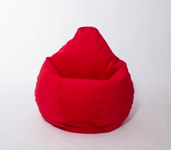 Кресло-мешок Груша большое, велюр однотон, красное в Орле - предосмотр 2