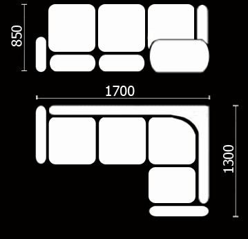 Кухонный угловой диван Нео КМ-01 (168х128 см.) в Орле - изображение 3