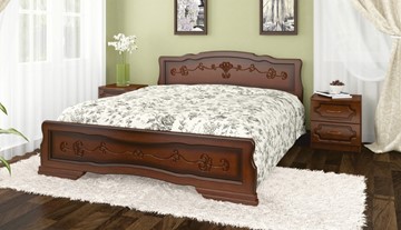 Двуспальная кровать Карина-6 тахта (Орех) 180х200 в Орле