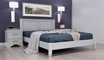 Спальная кровать Грация-3 (Белый Античный) 140х200 в Орле