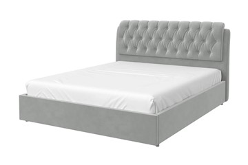 Спальная кровать Белиста 180х200 (Светло-серый) с основанием в Орле