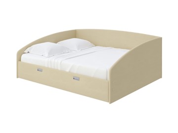 Спальная кровать Bono 180х200, Велюр (Forest 4 Бежевый) в Орле