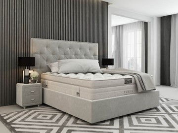 Кровать в спальню Classic Compact/Island M 180х200, Флок (Велсофт Серый) в Орле
