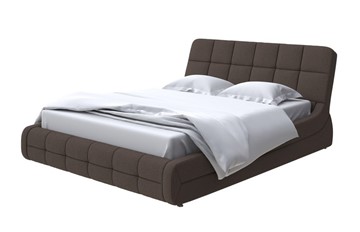Двуспальная кровать Corso-6 200х200, Рогожка (Savana Chocolate) в Орле