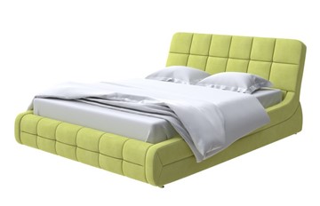 Двуспальная кровать Corso-6 200х200, Рогожка (Тетра Яблоко) в Орле