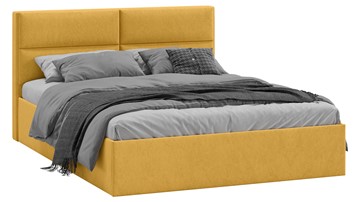 Двуспальная кровать Глосс Тип 1 (Микровелюр Wellmart Yellow) в Орле