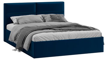 Спальная кровать Глосс Тип 1 (Велюр Confetti Blue) в Орле