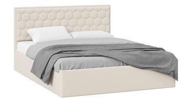 Кровать 2-х спальная с подъемным механизмом Порто (Велюр Confetti Cream) без заглушины в Орле