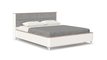 Кровать спальная Стефания 1600 с кроватным основанием ЛД 413.150, Дуб Маувелла PR/Белый в Орле
