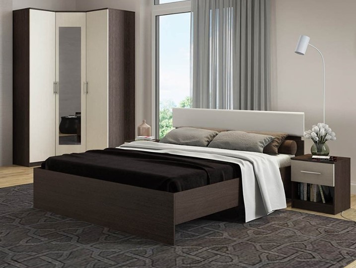 Кровать спальная Светлана 1600, белый/дуб сонома в Орле - изображение 2