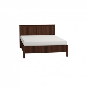 Полутороспальная кровать Sherlock 43 + 3.1 Основание с гибкими ламелями металл 1400, Орех шоколадный в Орле